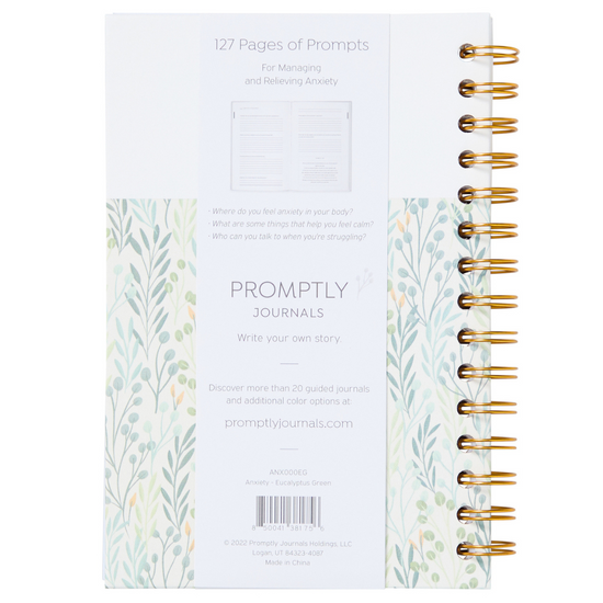 Peace of Mind: A Journal to Calm Anxiety (Eucalyptus)