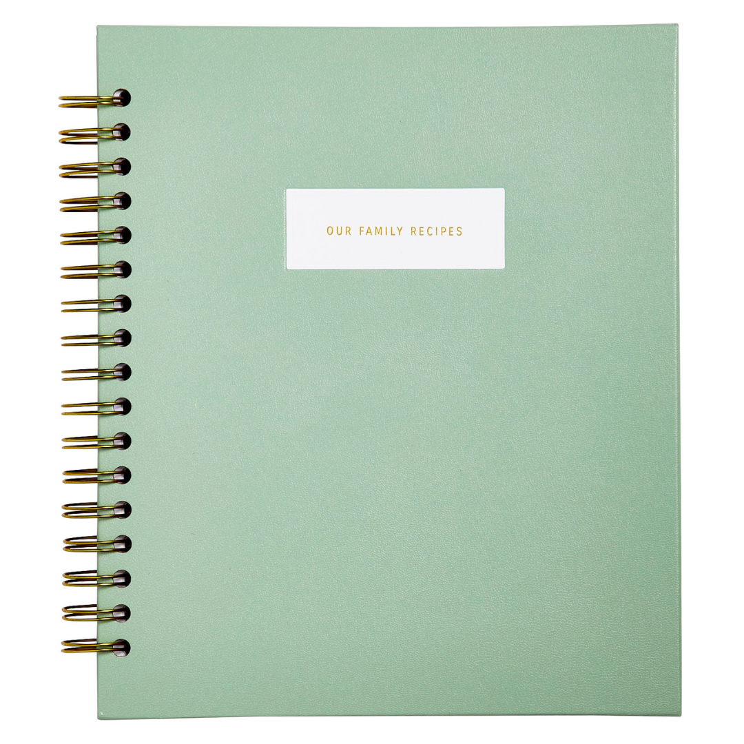 Our Family Recipes: A Meals and Memories Keepsake (Aloe) – Promptly Journals