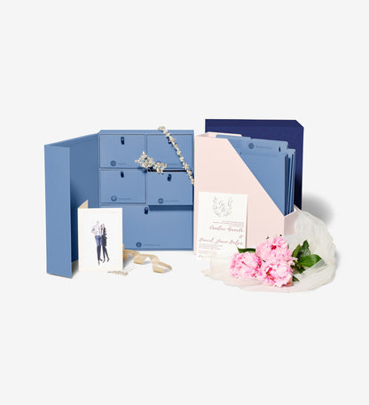 Wedding Deluxe Keepsake & Overflow Box Gift Set by Savor