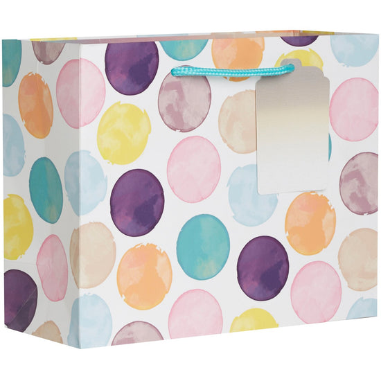 Medium Matte Baby Gift Bags, Painted Dot by Present Paper