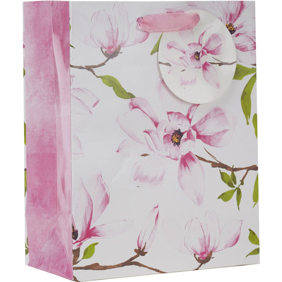 Small Gloss Floral Gift Bags, Magnolia by Present Paper