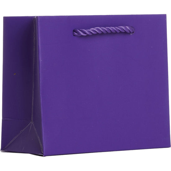 Heavyweight Solid Color Tiny Gift Bags, Matte Purple by Present Paper