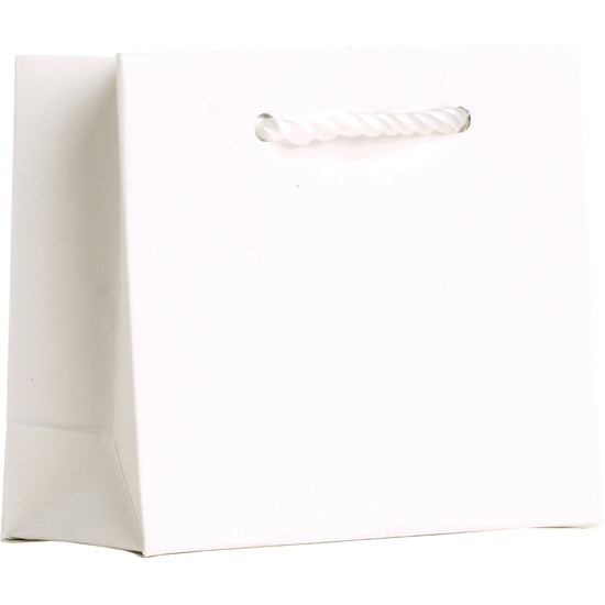 Heavyweight Solid Color Tiny Gift Bags, Matte White by Present Paper