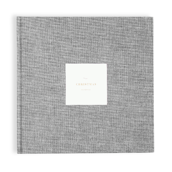 Our Christmas Memories: A Family Traditions Keepsake (Grey Tweed)