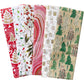 Christmas, Winter Holiday Tissue Paper Assortment (6 Pack, 24 sheets total) by Present Paper