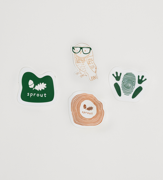 Sprout Kids Stickers by Monk Manual