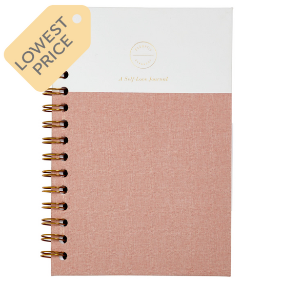 A Self-Love Journal: 52 Weeks of Affirmation (Heathered Pink)