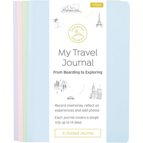 My Travel Journal (4 Pack) - Santorini