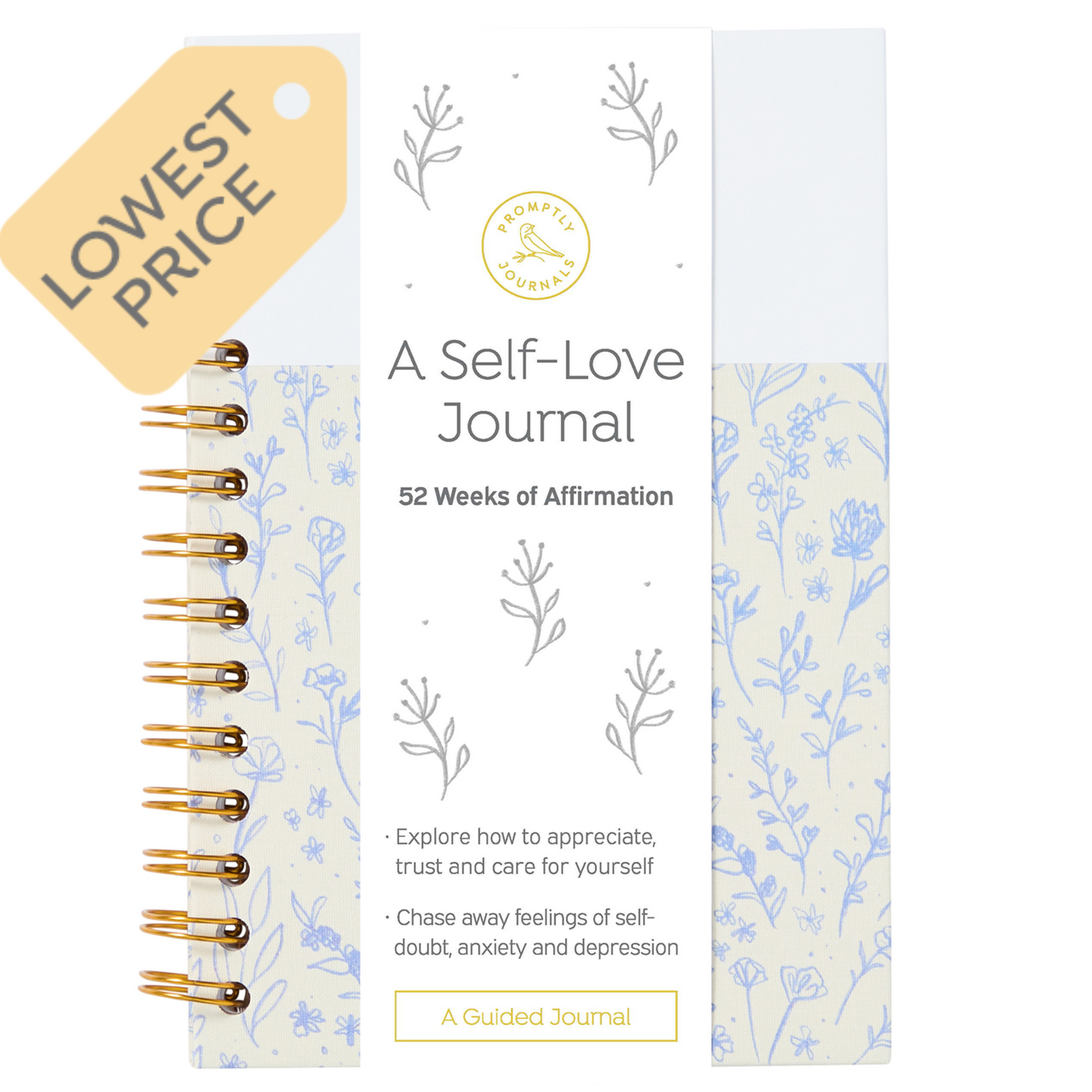 A Self-Love Journal: 52 Weeks of Affirmation (Wildflower