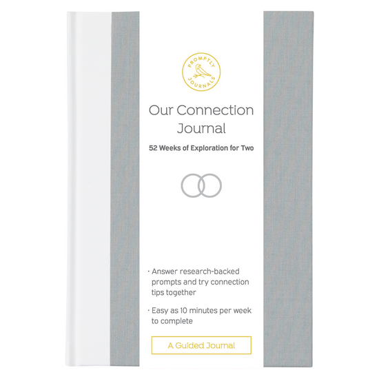 Our Connection Journal: 52 Weeks of Exploration for Two (Grey)