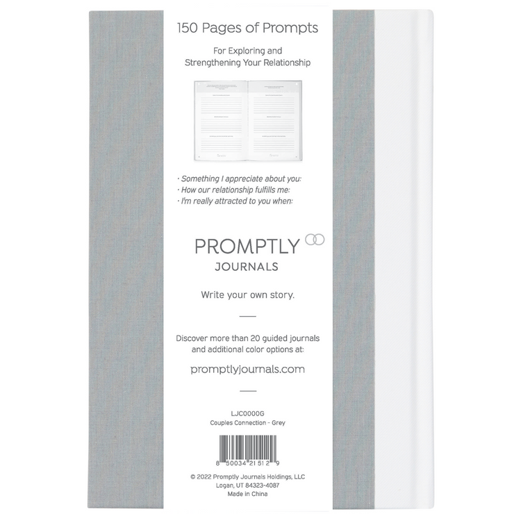 Our Connection Journal: 52 Weeks of Exploration for Two (Grey