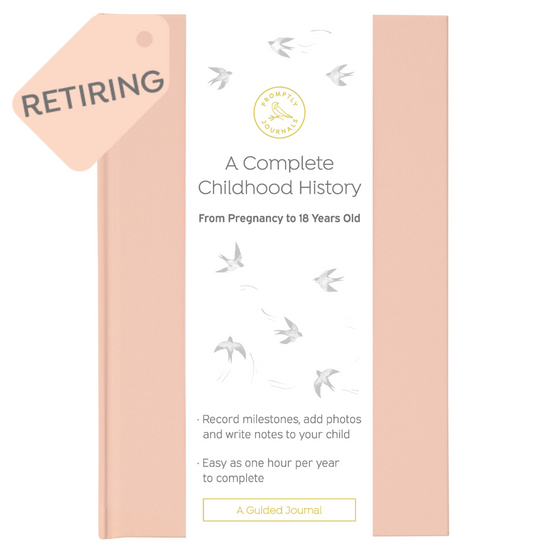 A Complete Childhood History: From Pregnancy to 18 Years Old (Country Peach, Leatherette)