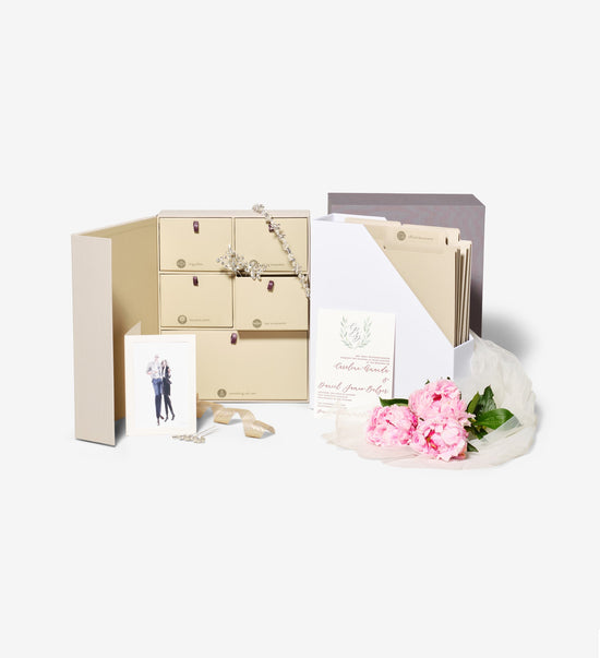 Wedding Deluxe Keepsake & Overflow Box Gift Set by Savor