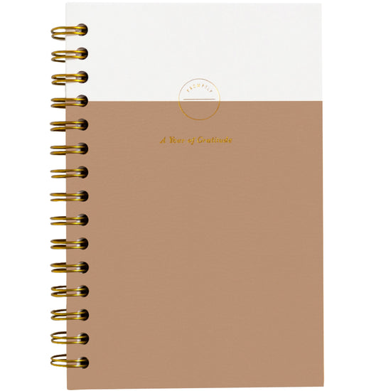 Gratitude Journal - Cashew Leatherette