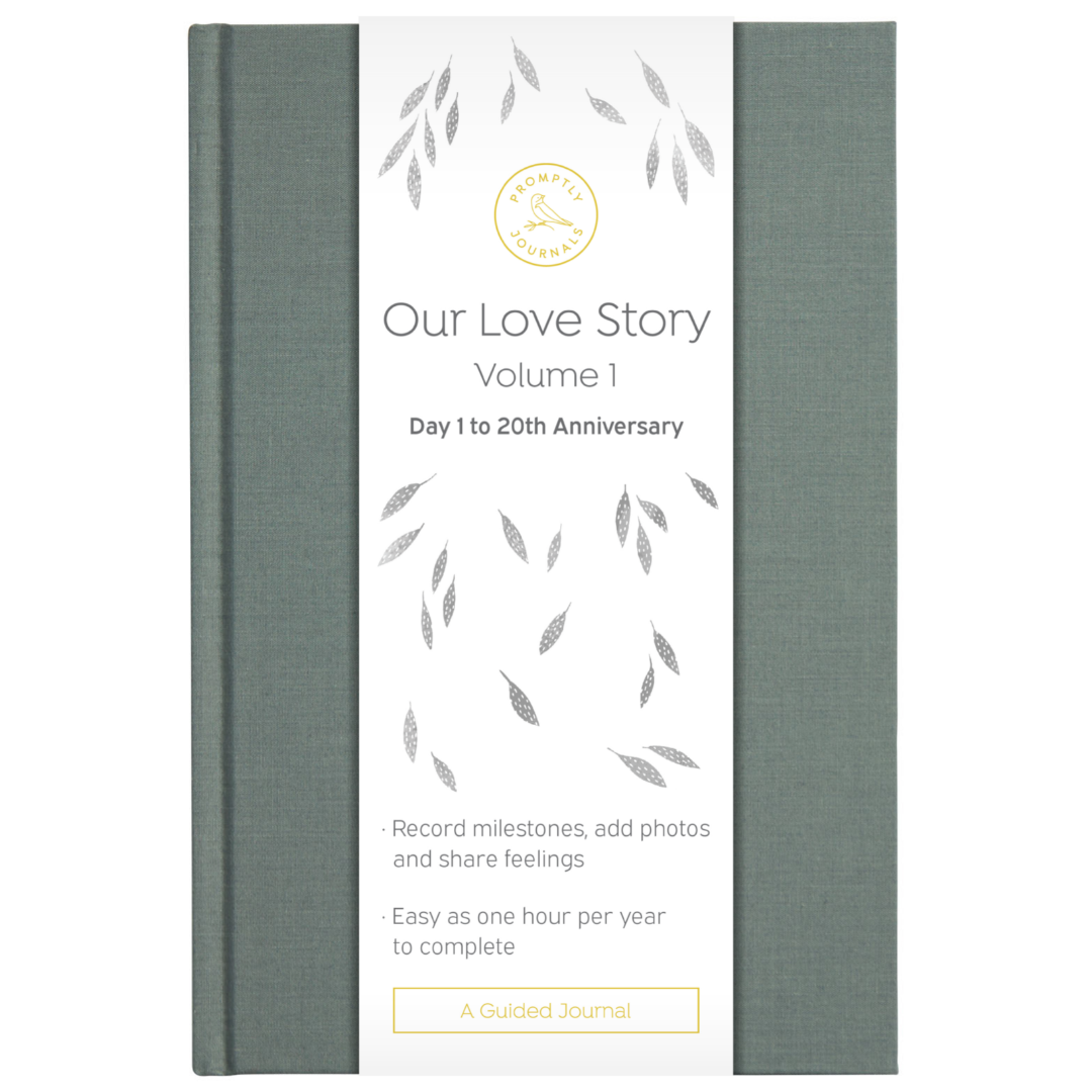 Our Love Story Journal – Promptly Journals