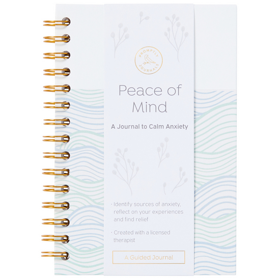 Peace of Mind: A Journal to Calm Anxiety (Aquamarine)