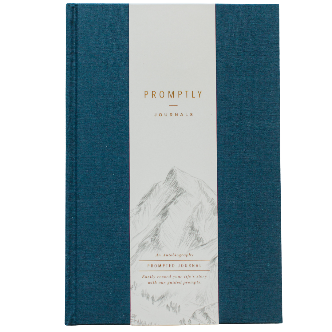 Autobiography Journals -Navy – Promptly Journals
