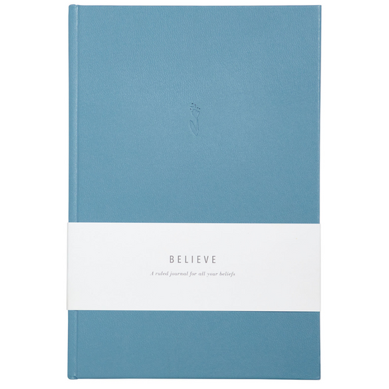 Believe: My Blank Journal (Dusty Blue)