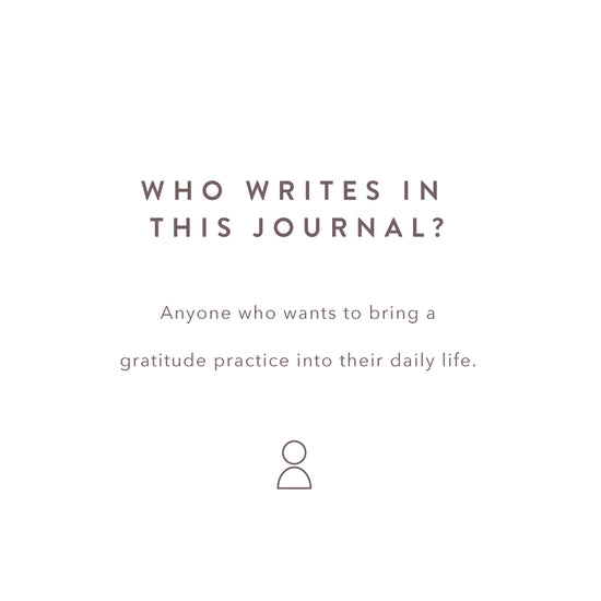 Gratitude Journal - Cashew Leatherette
